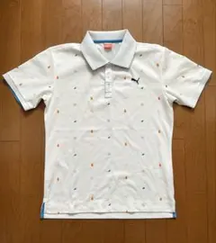 PUMA プーマゴルフプリント半袖シャツM