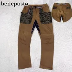 y2k beneposto ギミックパンツ タイガーカモ ドット切替 3D立体