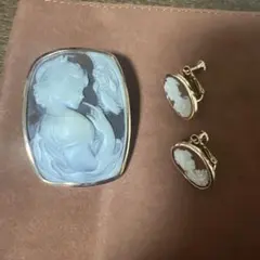 カメオ風アクセサリーセット