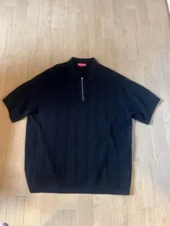 Supreme Beaded Zip S/S Polo Sweater xxl黒のサムネイル