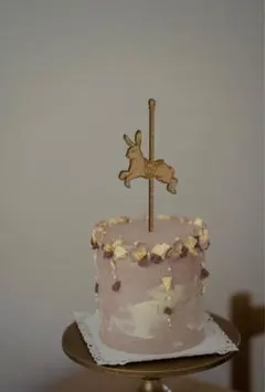 Carousel cake topper [Rabbit]