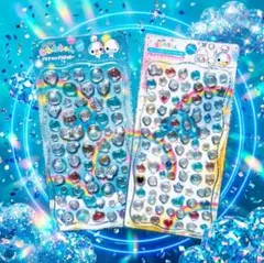 最終値下げ❤️ぷくぷくあわわちゃん❤️ プチドロップステッカー 2枚セット