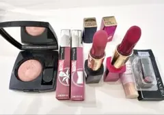 CHANEL チークとESTEE LAUDER 等の口紅セット