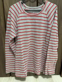 GAP ギャップ ワッフル 長袖 サーマル ロンTボーダー カットソー Mサイズ