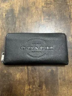 COACH コーチ ブラック レザー 長財布