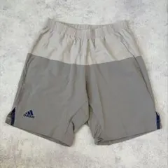 adidas CLIMALITE ハーフパンツ メンズM グレー