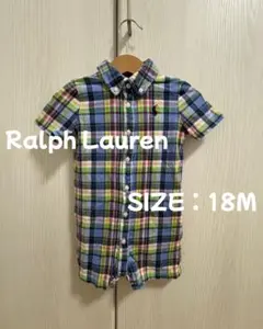 Ralph Lauren チェック柄ロンパース 18M