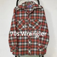 70s Wrangler ラングラー ヴィンテージ チェック ネルシャツ