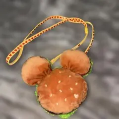 ディズニー ミッキーマウス　ショルダーバック　ハンバーガー