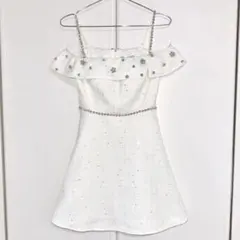 JEWELS キャミソール S ビジュー付 ツーピース - メルカリ