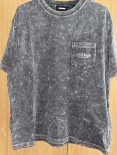 XLARGE グレー ポケット付き Tシャツ Lサイズ