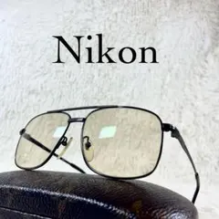 美品　Nikon　TITEXⅡ　ビンテージサングラス　ツーブリッジ　ブラウンのサムネイル