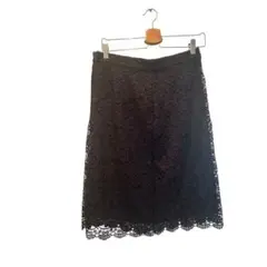 UNIQLO ネイビー レース タイトスカート XL 結婚式 オフィス 仕事