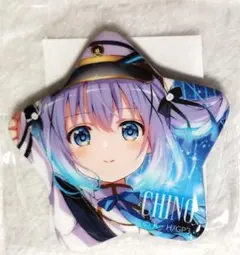 ご注文はうさぎですか？　ごちうさ　チノ　星形缶バッジ　きゃらっとくじ　銀河特急