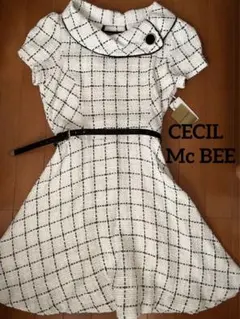CECIL Mc BEE セシルマクビー ベルト付き ワンピース 新品タグ付き