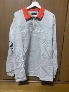 XLARGE グレー オレンジ トレーナー XL