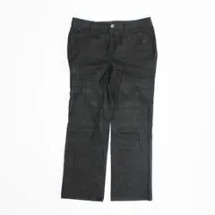 BURBERRY バーバリーロンドン ストレッチパンツ ブラック チェック 44