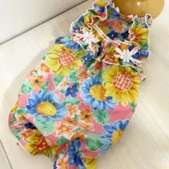 ハンドメイド♡犬服 バルーンキャミワンピース