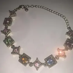 多色宝石風ブレスレット