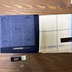 renoma PARIS ハンカチ　2枚