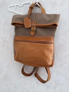 fes ロールトップリュック ブラウン/ベージュ