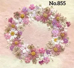 押し花素材　No.855 ピンク系セット