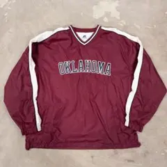 古着 RUSSELLラッセル カレッジ ナイロンプルオーバージャケット XL