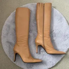 キャメル ブーツ