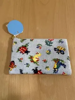 新品 阪急うめだ本店限定 FEILER フェイラー　ハイジ ポーチ　ブルー