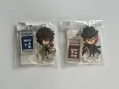 文スト DEADAPPLE スタンド付きアクリルキーホルダー 太宰 中原 双黒