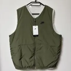 Nike オリーブ フリースベスト