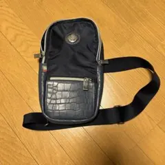 オロビアンコ　ネイビー系　ボディバッグ