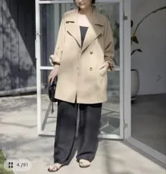 今季　SLOBE IENA 撥水ミドルトレンチコート
