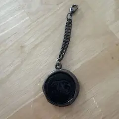 CHANEL ココマーク チャーム ブラック系　非売品