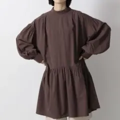 ギャザーチュニックブラウス