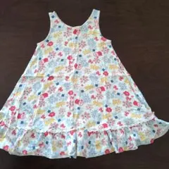 PETIT BATEAU フラワープリント ワンピース 116cm