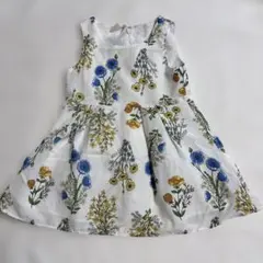 petit main 花柄ノースリーブワンピース 90