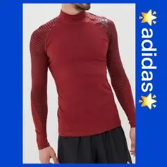 ★超美品★adidas★ラインデザインが特徴の長袖トレーニングウェア★Ｍ