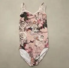stina スティナ kids キッズ ジュニア レオタード 花柄 リボン - メルカリ