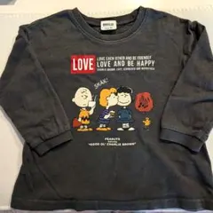 スヌーピー ミッキー他 長袖カットソー 4枚セット 90-100