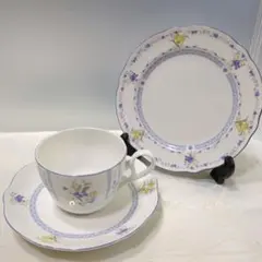 ノリタケハーブメモリーカップ＆ソーサー、プレート