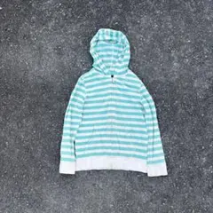 00s old gap ボーダー ジップパーカー S y2k 平成
