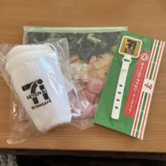 セブンHaapyくじB賞ぬいぐるみチャームほか3点セット