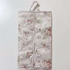 花柄　ティッシュカバー　吊り下げタイプ
