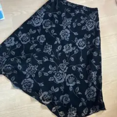 エムズグレイシー　スカート　ビロード花柄