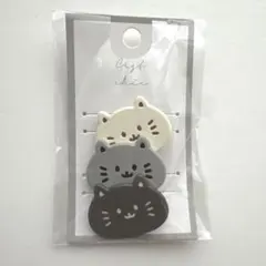 猫 ネコ ヘアピン 3個セット キッズ