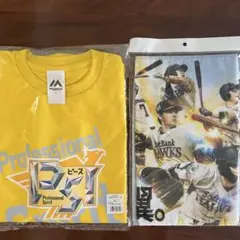 新品未使用　ソフトバンクホークスプラクティス　Tシャツ　応援タオル