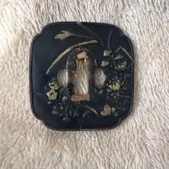 植物モチーフ 鍔(つば) 直径約7cm - メルカリ