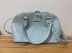 SWIMMER エナメルバッグ 水色