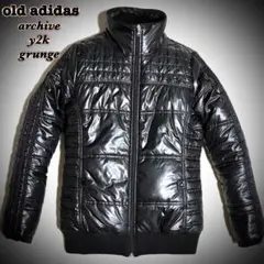 爆走天使 y2k adidas puffer jacket grunge 光沢